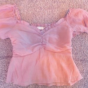 ASTR women’s top lilac/light pink